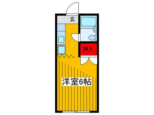 セントラルコーポS館【1階】の間取り