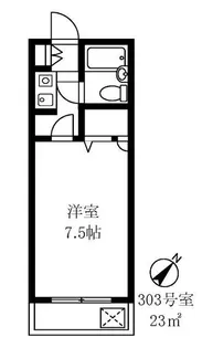 東京都品川区旗の台4【マンション】の間取り