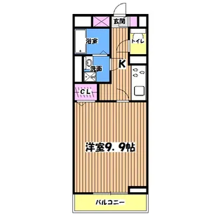 リコルテ長沼【3階】の間取り