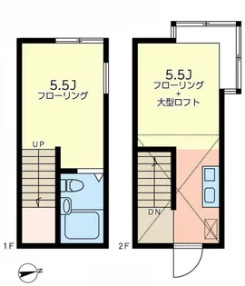 ネオステージ森 弐番館【2階】の間取り