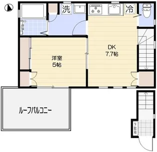 大田区東糀谷5丁目住宅【1階】の間取り