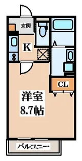 KTIレジデンス弥刀【3階】の間取り