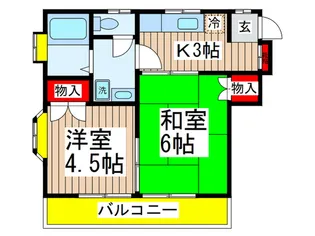 コ-ポ・コスモ【2階】の間取り
