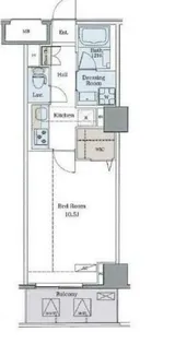 ラグゼナ平和台【3階】の間取り