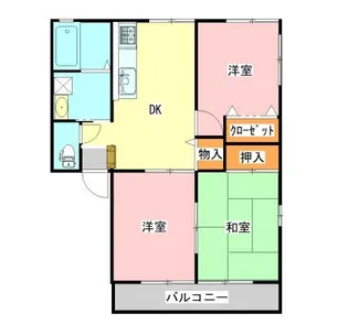 HARVEST I【2階】の間取り