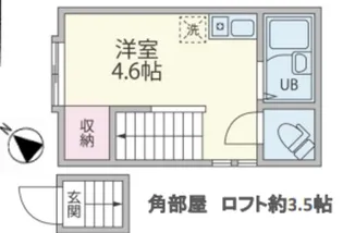 レジデンス高田馬場【2階】の間取り