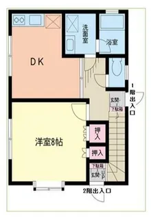 東京都世田谷区上祖師谷4【アパート】の間取り