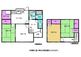 静岡県島田市御請【一戸建】の間取り