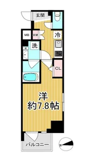 コンシェリア浜松町MASTER S VILLA【4階】の間取り