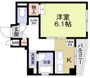 東京都杉並区上高井戸1【マンション】の間取り