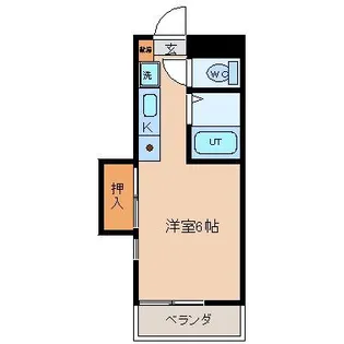 レジデンスブルーム D【1階】の間取り