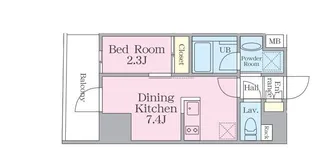 リージア浅草橋【10階】の間取り