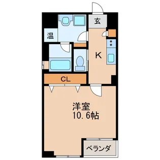 フラシア新栄町【2階】の間取り
