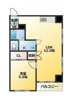 アパートメントハウスイマイ【3階】の間取り