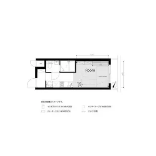 マック千束コート【1階】の間取り