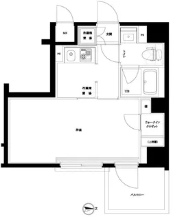 ルーブル品川南大井弐番館【12階】の間取り