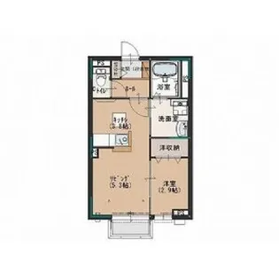 レジデンス【2階】の間取り