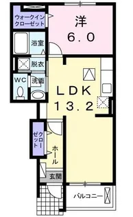 シェーネ 康【1階】の間取り