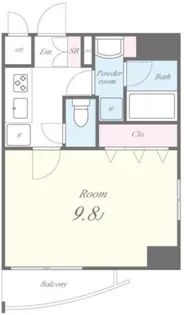 カノンパレス【6階】の間取り