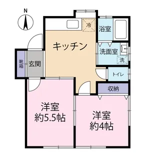 ルミエールA【1階】の間取り