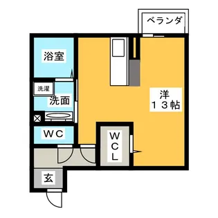 Love letter A【2階】の間取り