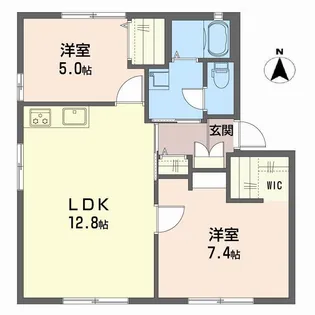 ヴィオラS B棟【1階】の間取り