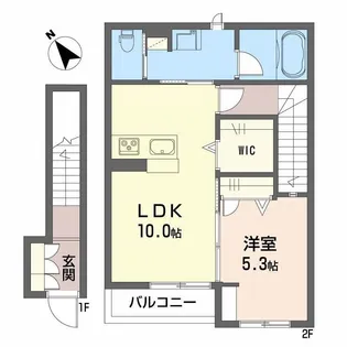 (仮称)シャーメゾンT【2階】の間取り