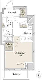 オルキス千住【4階】の間取り