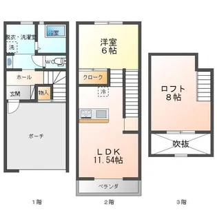 DK宮崎A【1階】の間取り