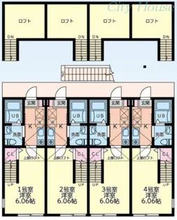 カーサ・ミラシア【2階】の間取り