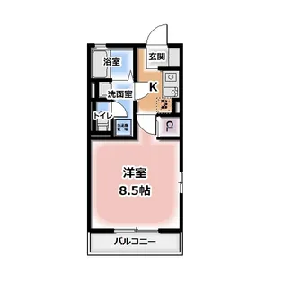 チェスナッツ【2階】の間取り