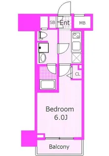 エルグランジュテ川崎【2階】の間取り