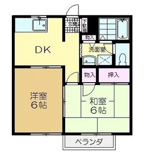 チェリーヒルズ【1階】の間取り