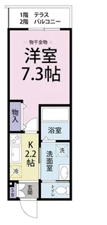 CLASKA【1階】の間取り