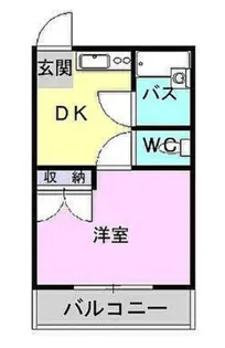 一福荘【2階】の間取り
