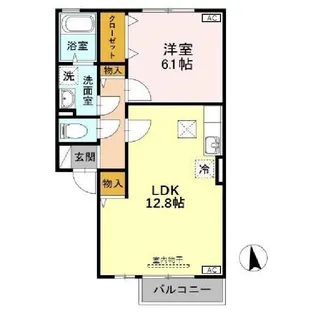 セブンヒルズガーデン【1階】の間取り