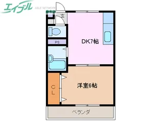 シャルム星見が丘【2階】の間取り