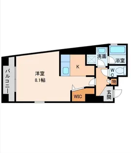 アークスクエア金宝堂【8階】の間取り
