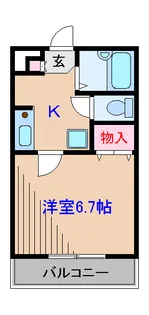 フレアコンフォール日吉B【3階】の間取り