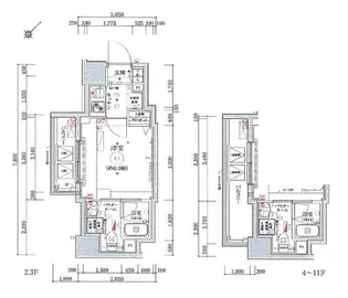リヴシティ横濱関内【8階】の間取り