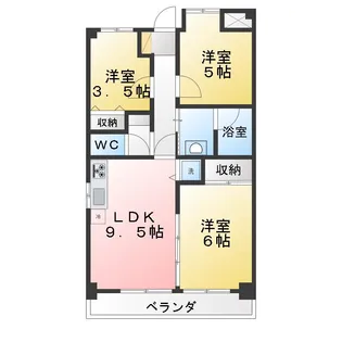 サニーヒルズ荻窪【5階】の間取り