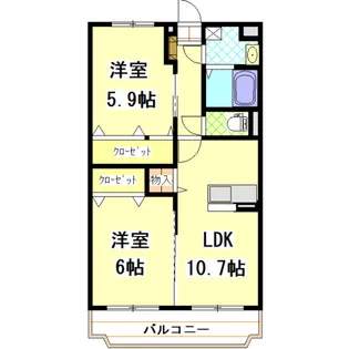 ラルゴ【3階】の間取り