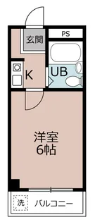 岡本ハイツ【4階】の間取り