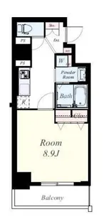 ピタゴラ箱崎【3階】の間取り