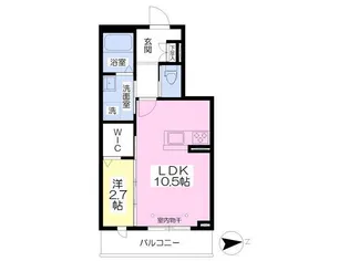 ベル・フェリシア【3階】の間取り