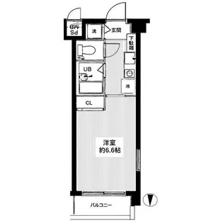 メインステージ椎名町【1階】の間取り
