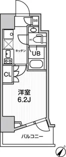 JMF 北品川【13階】の間取り