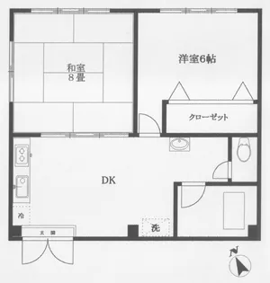 志村坂ビル【4階】の間取り
