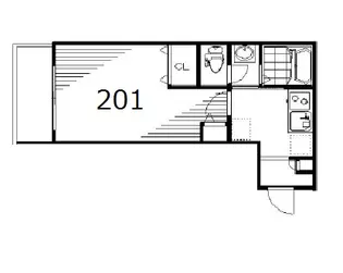 MASKED阿佐ヶ谷【2階】の間取り