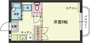 渡辺ハイツ A【1階】の間取り